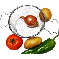 N-A. BIGDOM Cestillo para Freír Cocinar al Vapor Acero Inoxidable Calidad Profesional- con Asas- Cesta Freir- Canasta…